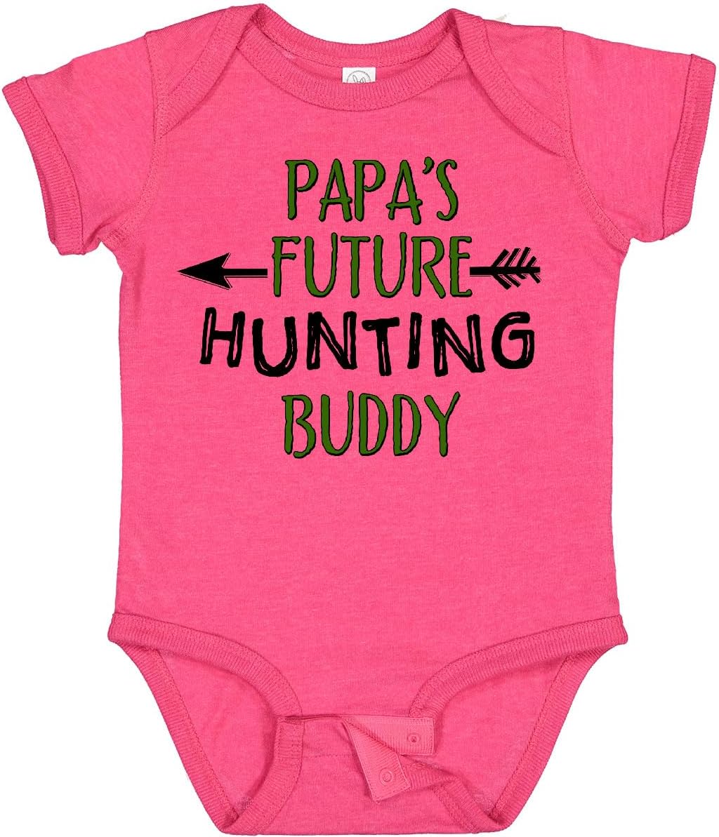 inktastic Papas Future Hunting Buddy Baby Bodysuit