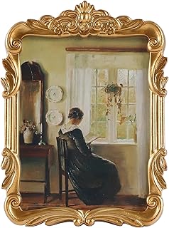 Vintage Picure Frames 5x7 Antique Victorian Gold Bronze Picture Frames f...