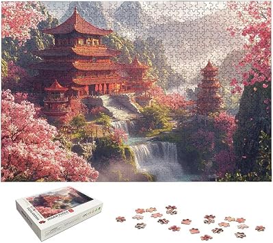 Landscape Puzzle 5000 Pieces, Fantasy Puzzles for Adults 5000 Pieces, Wooden Puzzle for Adults, Jigsaw Puzzles with Exquisite Packaging Box, Challenging Game for Families, Gifts for Women/Men,5611