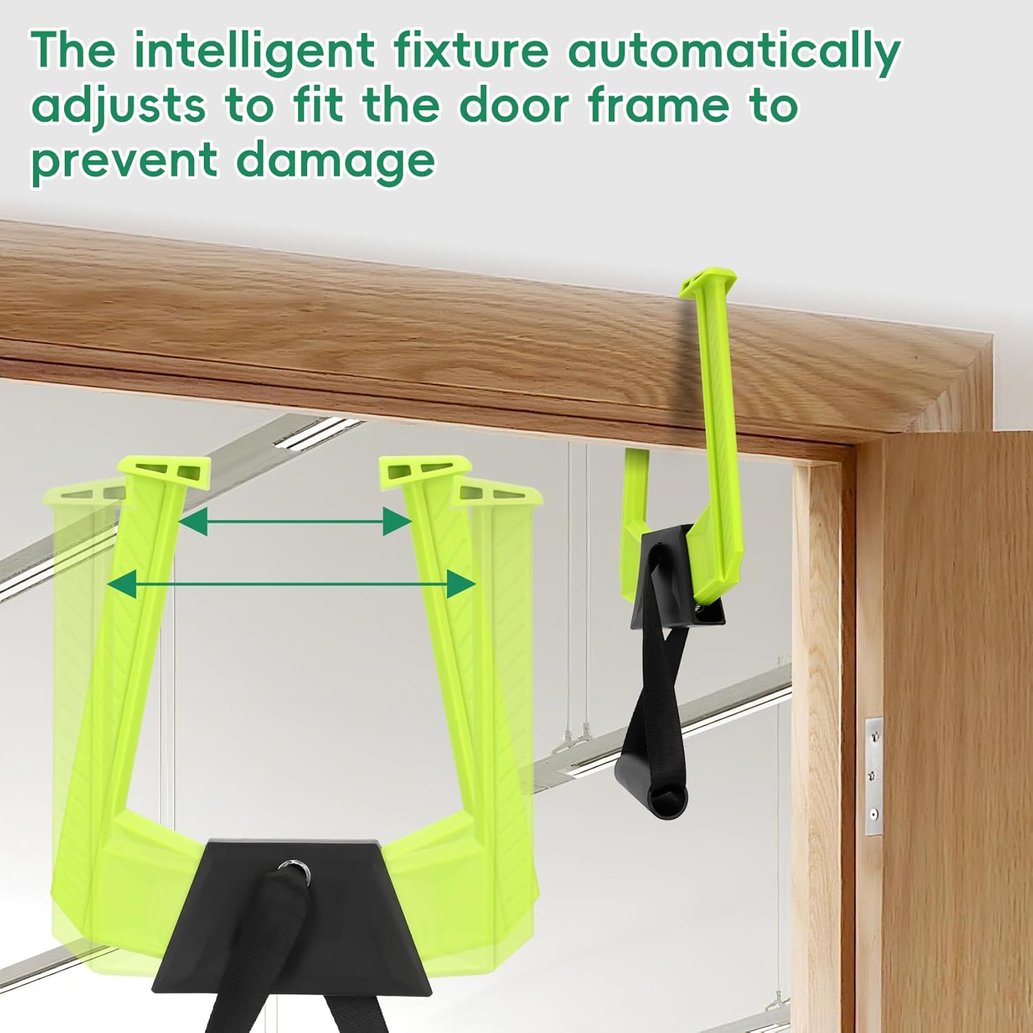 Portable Pull Up Bar for Doorway,Travel Pull Up Bar,Adjustable Home Gym Equipment,Dual Handle Design for Pull-Ups,Maximum Load Capacity of 330lb, No Screws Installation