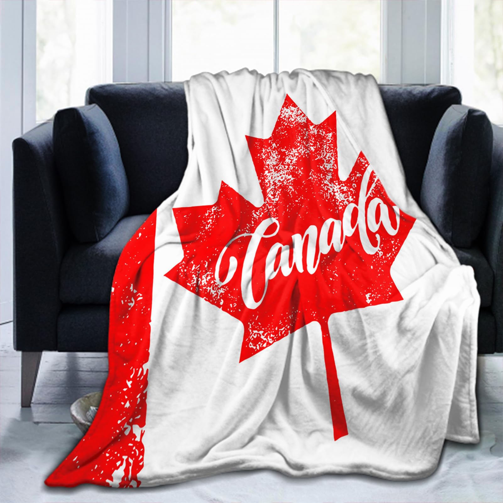 Canada Fleece Blanket Flannel Fleece Bed Blankets Gifts For Mom
