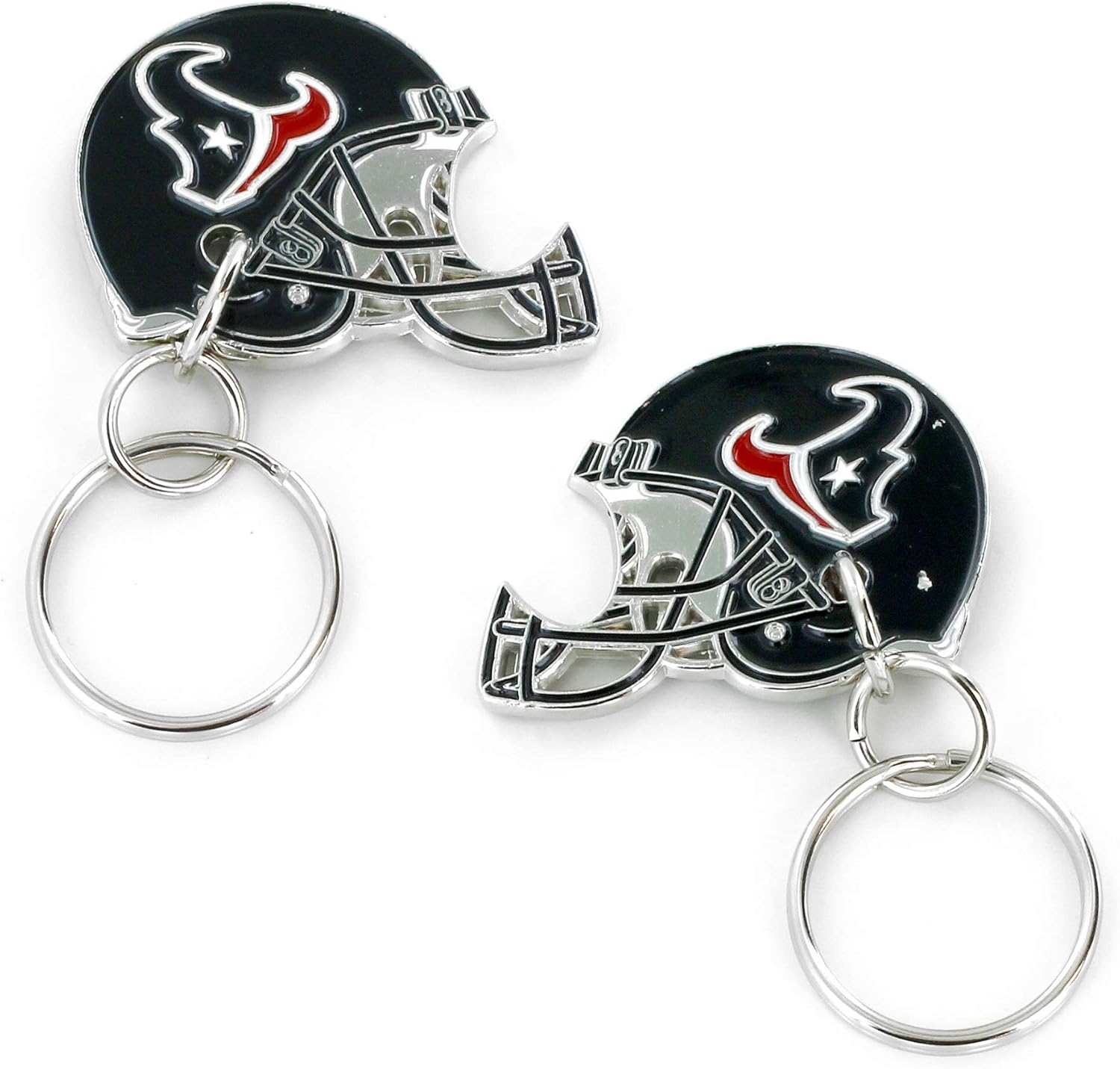 Aminco NFL 2-Sided Helmet Bottle Opener Keychain - Beverage Bottle Opener - Keychain Accessories for Keys, Bags & Purses