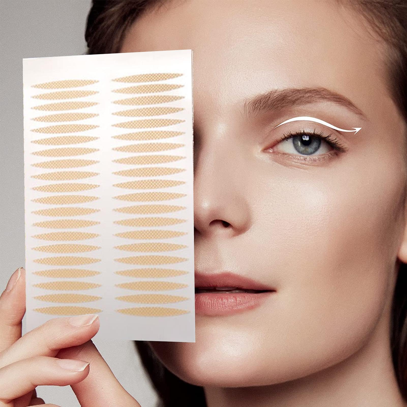 120 bandas de párpados invisibles para ojos con capucha | Doble Eyelid Tape Coreano | Elevador de ojos con capucha | Impermeable invisible Instant – Levantamiento de párpados para /