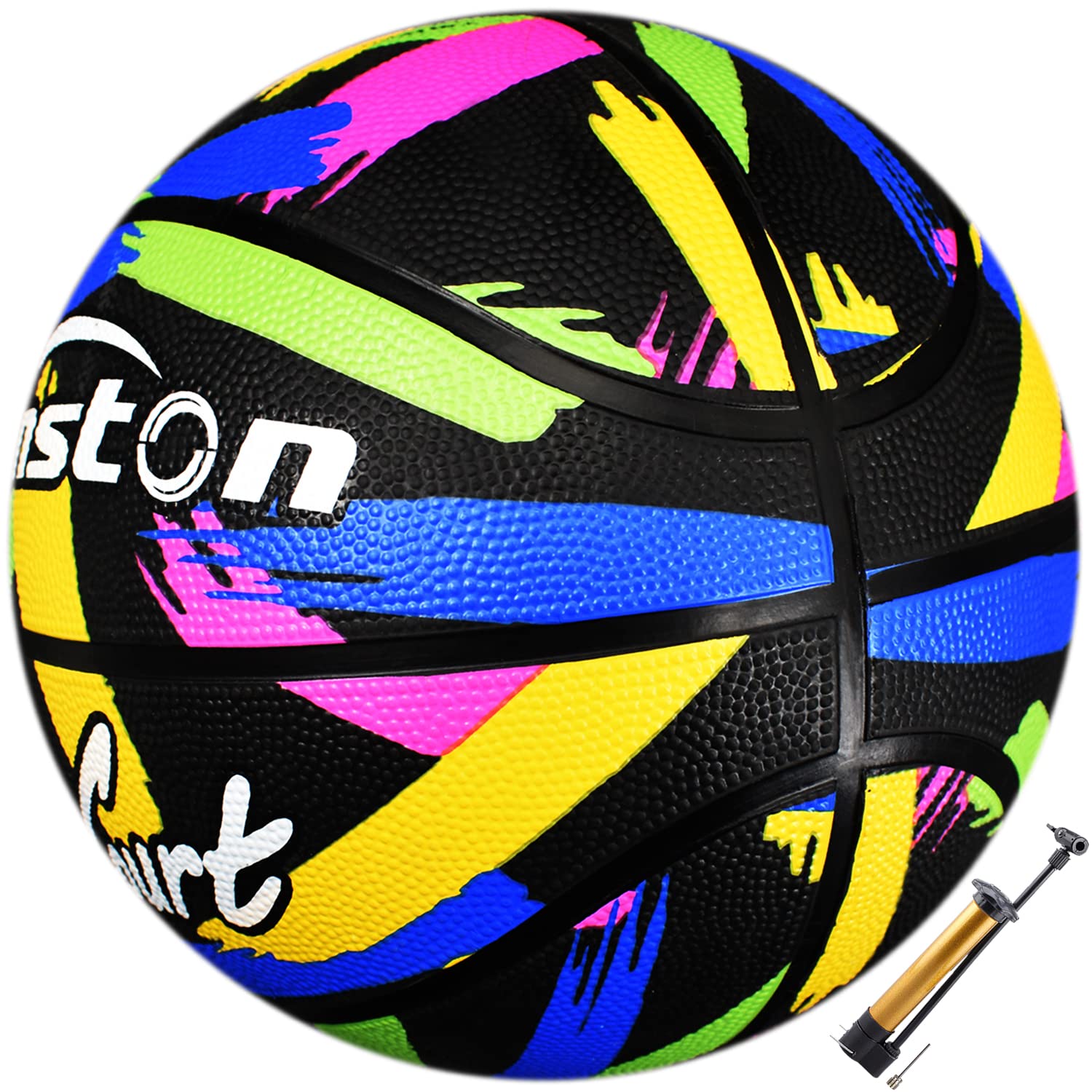 Senston 29.5 Basketball Size 7 Basketball Ball Official Size 7 Street Basketballs with Pump