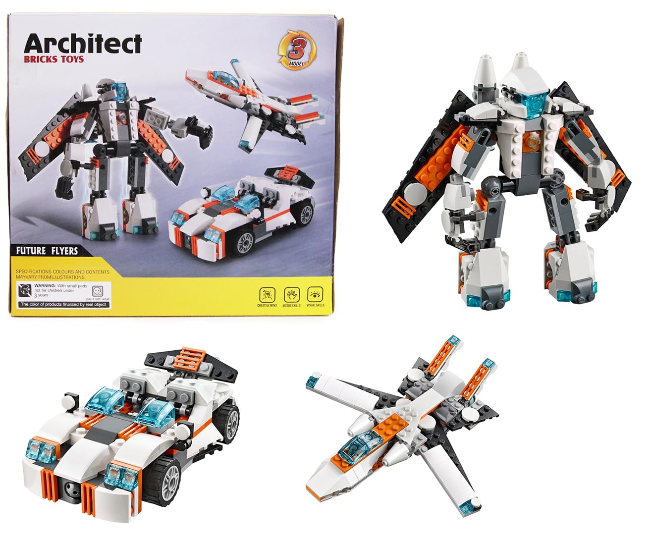 See full amazon price history chart for Bestie toys Architect 3 in 1 Building Blocks Set 237 Pcs Robot Car and Plane Educational Construction Learning Brick Toy for Kids Bestie toys Architect 3 in 1 Building Blocks Set 237 Pcs Robot Car and Plane Educational Construction Learning Brick Toy for Kids (B0CZRZ34ZJ) Amazon Price History, Amazon Price Tracker