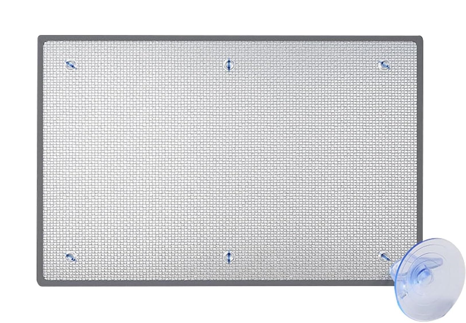 Folia okienna z folii aluminiowej - Folia izolacyjna z filtrem przeciwsłonecznym wielokrotnego użytku z przyssawkami(120x100cm)
