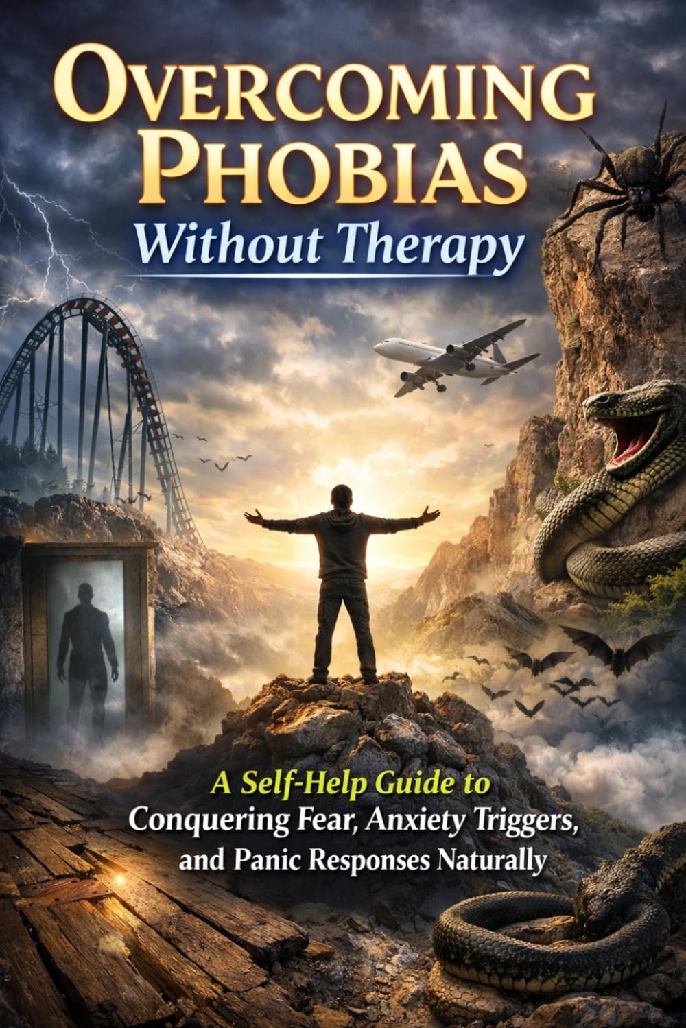 Overcoming Phobias Without Therapy: A Self-Help Guide to Conquering Fear, Anxiety Triggers, and Panic Responses Naturally