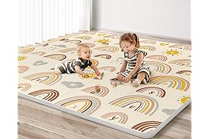 Blissful Diary: Extra Large, Foldable Foam Play Mat for Babies and Toddlers