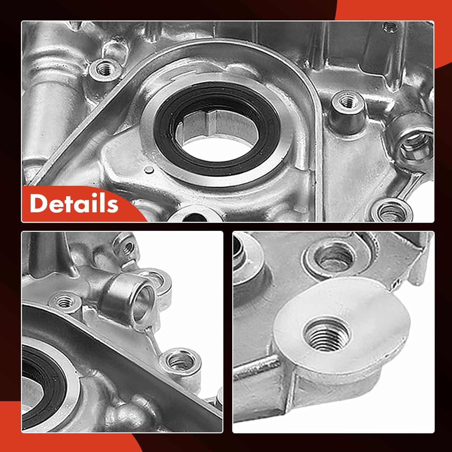 A-Premium Standard Volume Oil Pump with Gasket Compatible with Toyota Corolla 1993-1994, Celica 1994-1995 & Geo Storm 1992-1993, Prizm 1993-1997, 1.8L