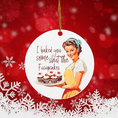 Miniatura 5 de Adornos divertidos – Retro Fuckupcakes – Regalo retro novedoso para adultos, intercambio de elefantes blancos, compañeros de trabajo y divertida