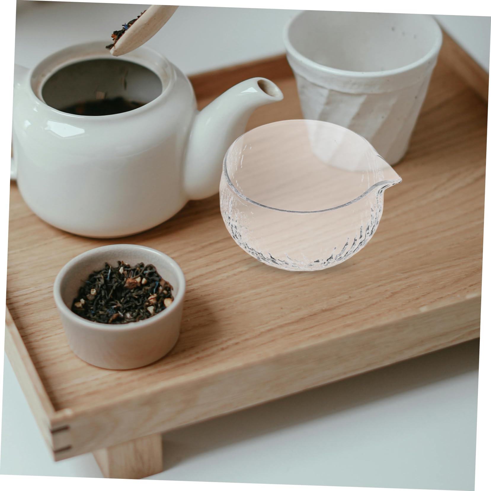 PRETYZOOM Matcha Tea Cup Japanese Style Tea Bowl Spout Reusable Matcha Bowl Glass Matcha Bowl Tea Cup Bowl Replacement