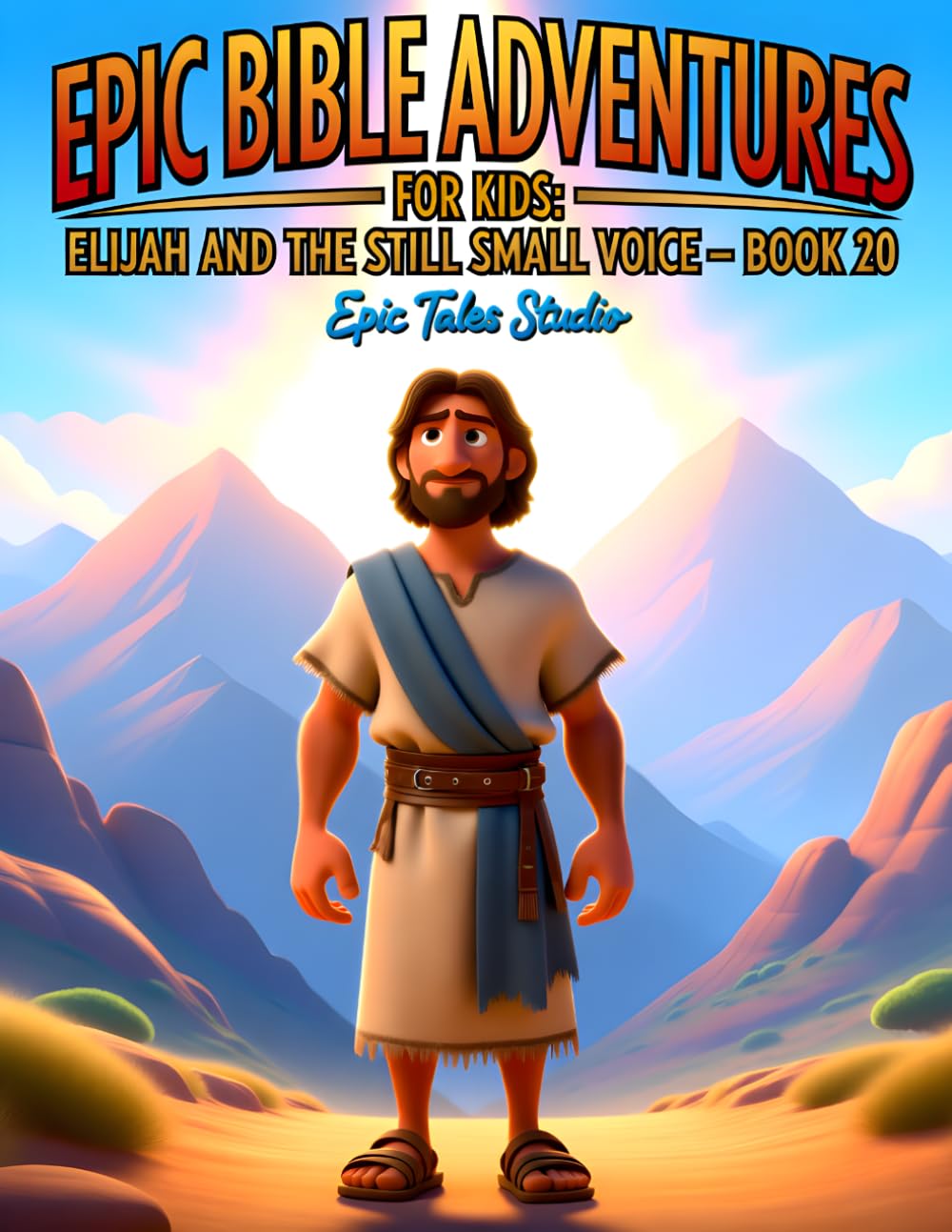 Epic Bible Adventures for Kids: Elijah and the Still Small Voice – Book 20: A Story of Peace, Faith, and Listening to God