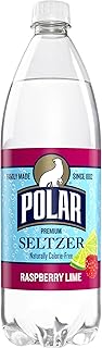 Polar Beverages Seltzer Raspberry Lime, 33.8 Fluid Ounce (Pack of 12)