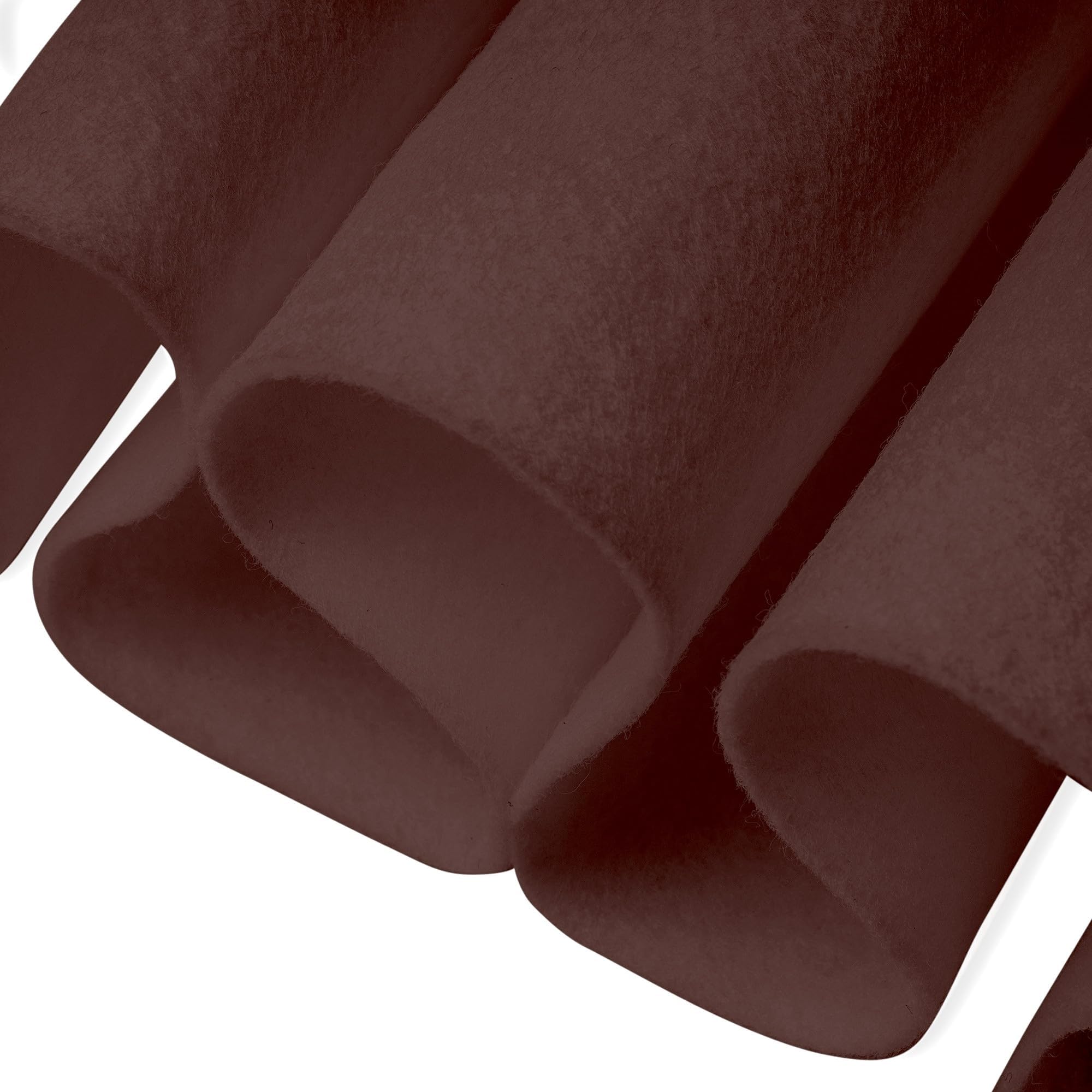FabricLA Acrylic Felt Fabric | Soft, Non-Stiff Material | 72” Wide, 1.6mm Thick | Felt by The Yard for Crafts, Sewing, Padding & DIY Projects | 5 Yard (Light Brown)