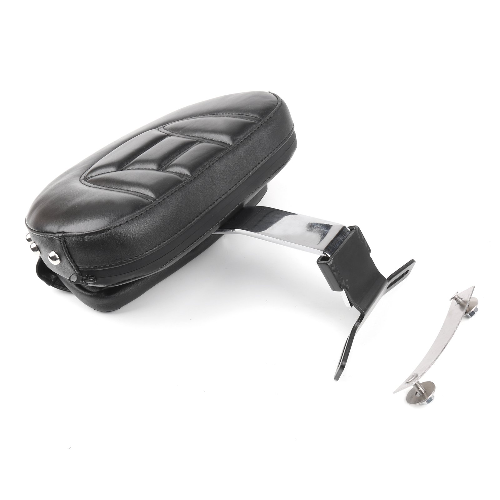 Topteng Piloto Asiento del Conductor Respaldo Pad Apto para Harley Fat niño en Edad Herit Sof Cola FLSTC 07-2017