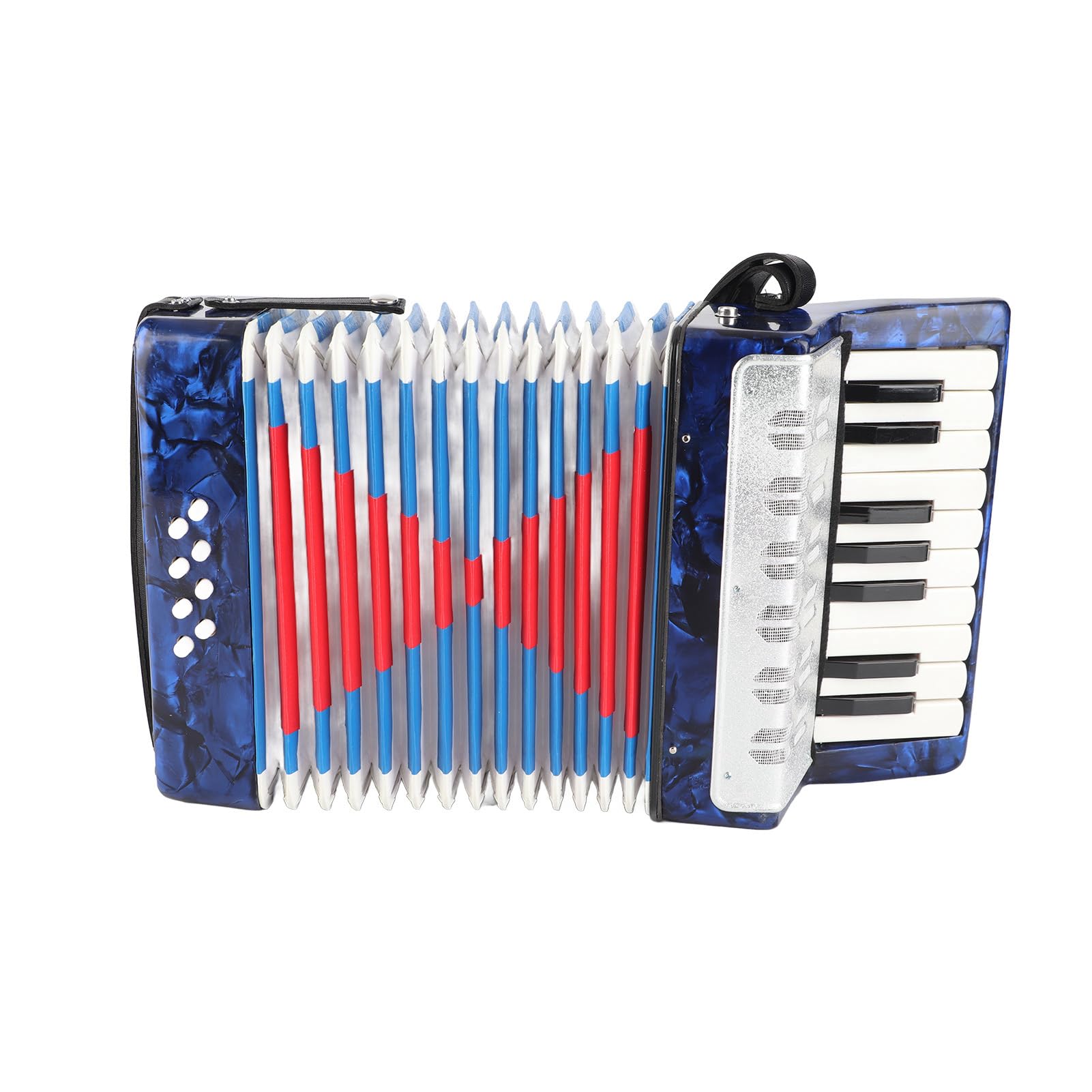 Interaktives Akkordeon mit 17 Tasten ¨C Musikinstrument f¨¹r Kinder, Ideal Zum Unterrichten, Trainieren und F?rdern des Interesses an Musik,Akkordeon