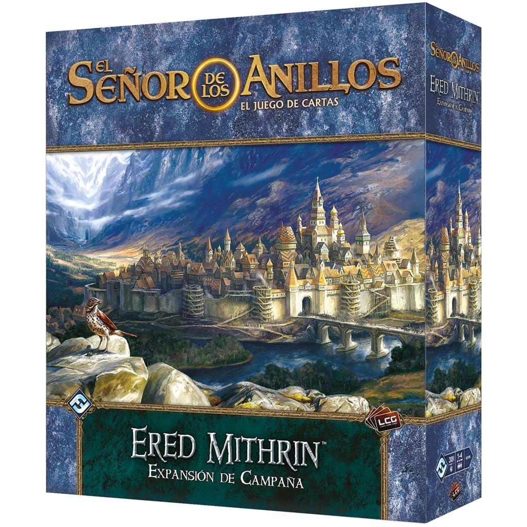 Fantasy Flight Games | El Señor de los Anillos El Juego de Cartas: Ered Mithrin Expansión de Campaña | Juego de Cartas | A Partir de 14 Años | De 1 a 4 Jugadores | 30-120 Minutos por Partida | Español