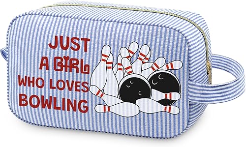 Bowling Gifts for Women Makeup Bag Bowling Lover Gift Bowlings Team Gifts for Wo