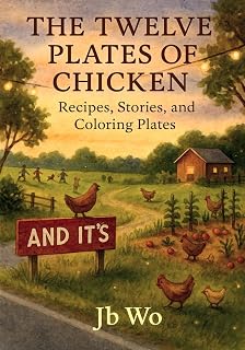 The Twelve Plates of Chicken: Recipes, Stories, and Coloring Plates (The Chicken Man)