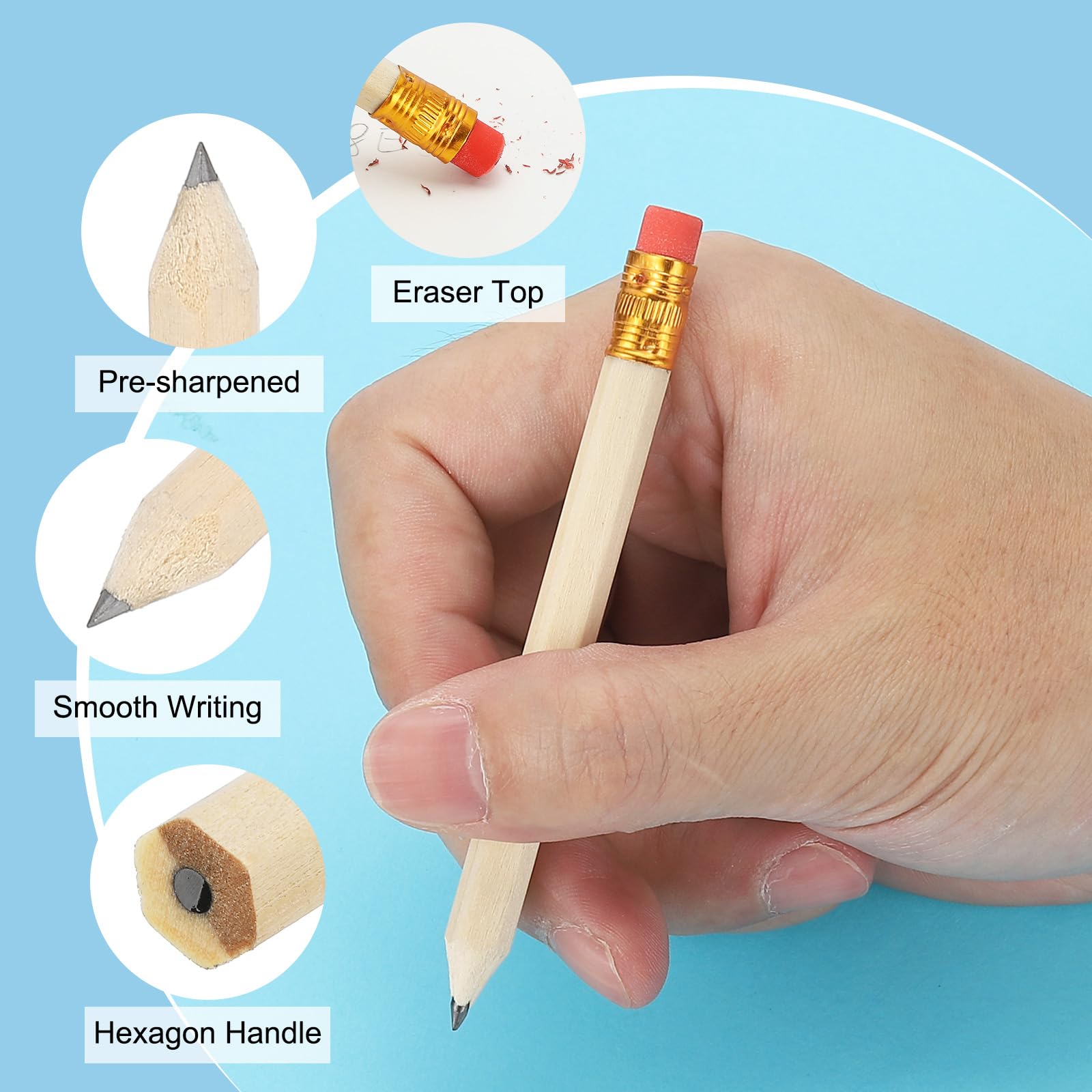 PATIKIL Half Golf Pencils Bulk - Image 3