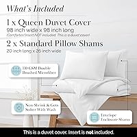 Vista 2 de Southshore Fine Linens - Juego de fundas para edredón de gran tamaño, 3 piezas