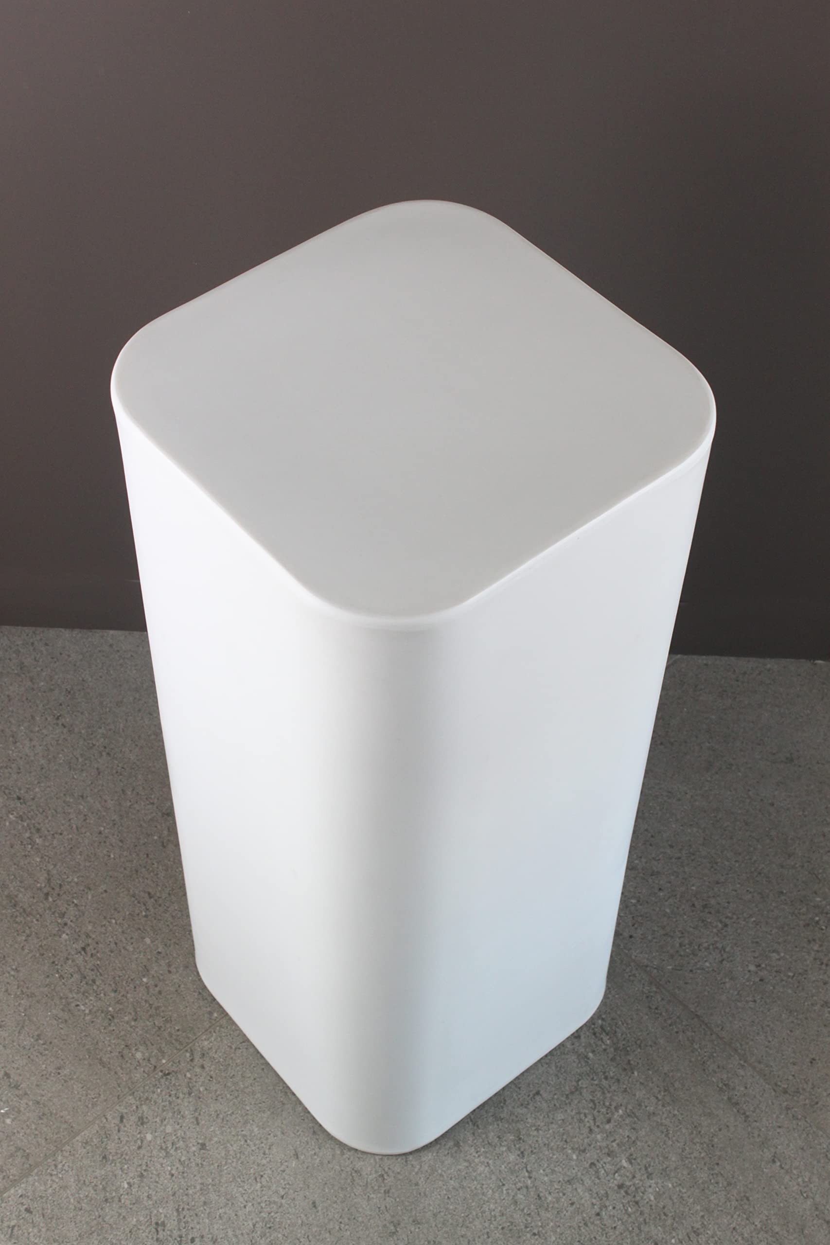 Kloris Support de Colonne carrée pour présentoir en Plastique Sweet Table cm 30x30x70 h Made in Italy