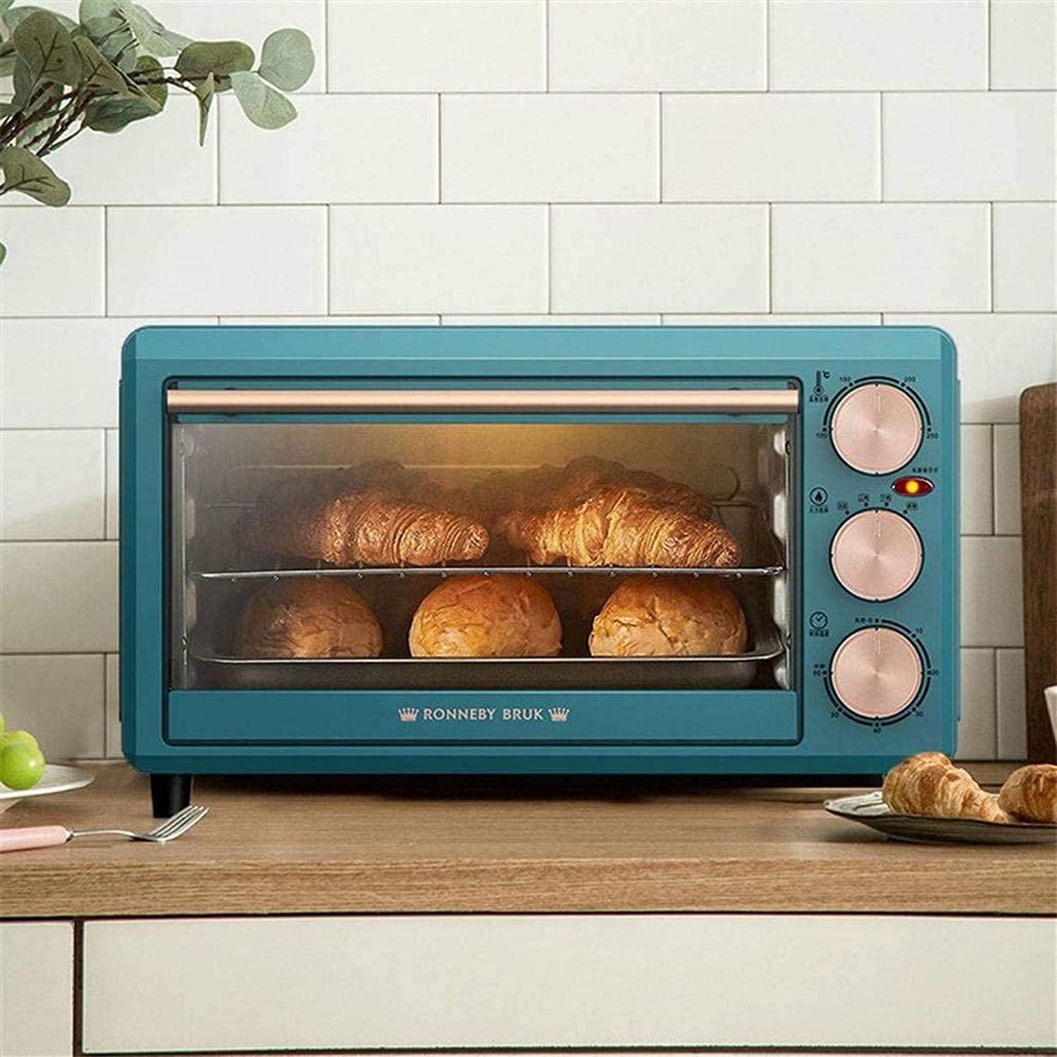 16L mini piekarnik elektryczny z podwójnymi szklanymi drzwiami