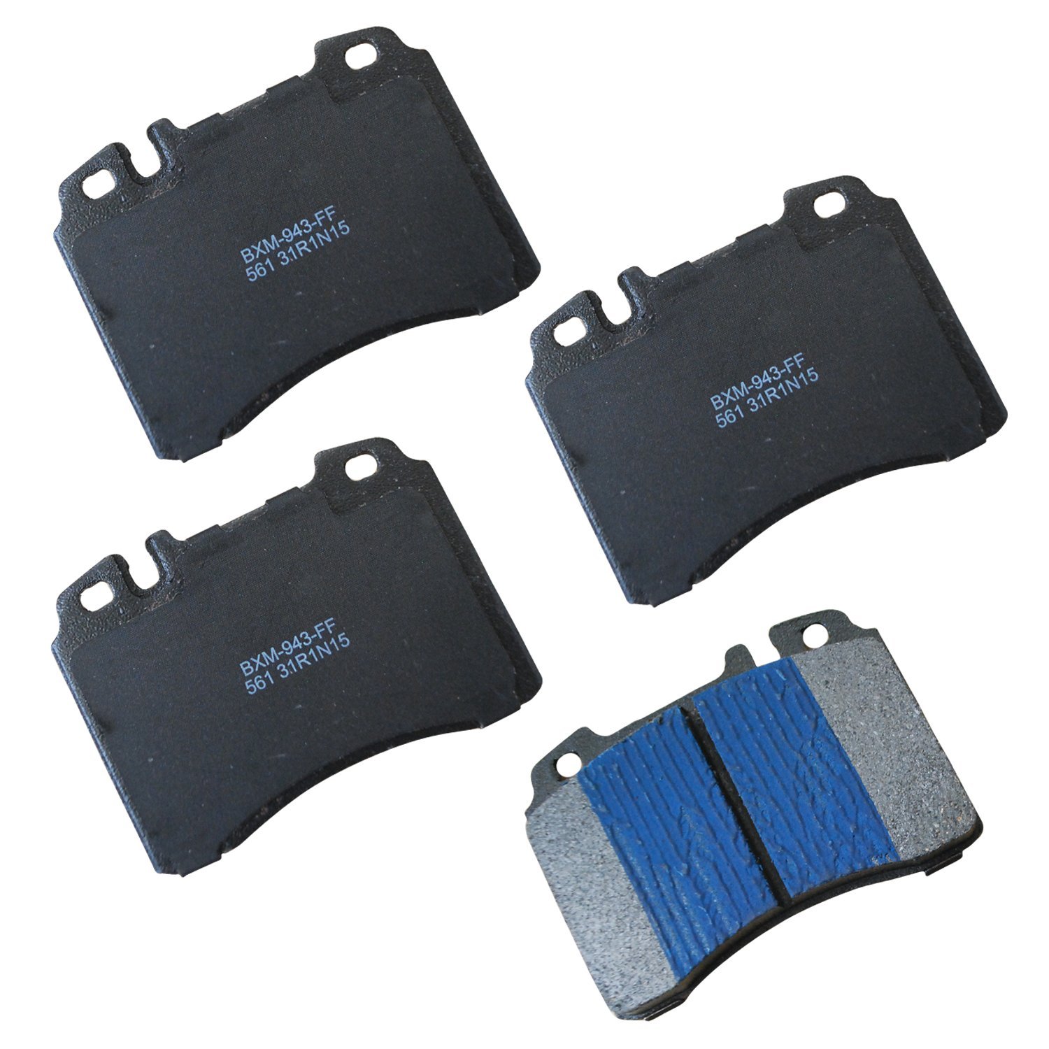 Bendix Premium SBM561 Semi-Metallic Front Brake Pads for Select Models Ferrari 512 M,TR,Mercedes-Benz 300CE,300E,300SL,400E,500E,500SL,600SL,C36 AMG,E300,E320,E420,E500,SL320,SL500,SL600
