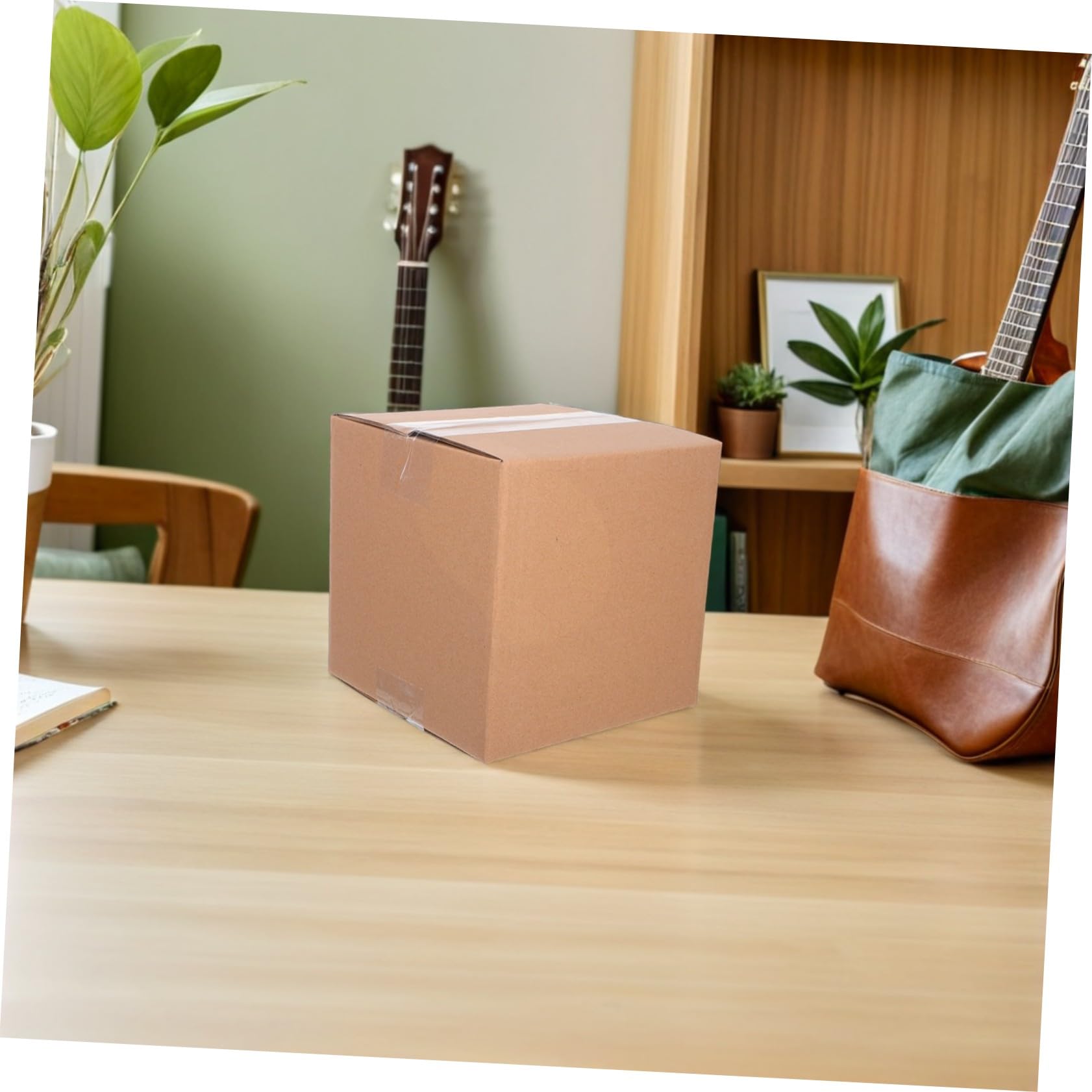 jojofuny 15piezas Caja Exprés Cuadrada de Cartón Marrón para Envíos Cajas de Embalaje Cuadradas para Paquetes Pequeños y Mudanzas