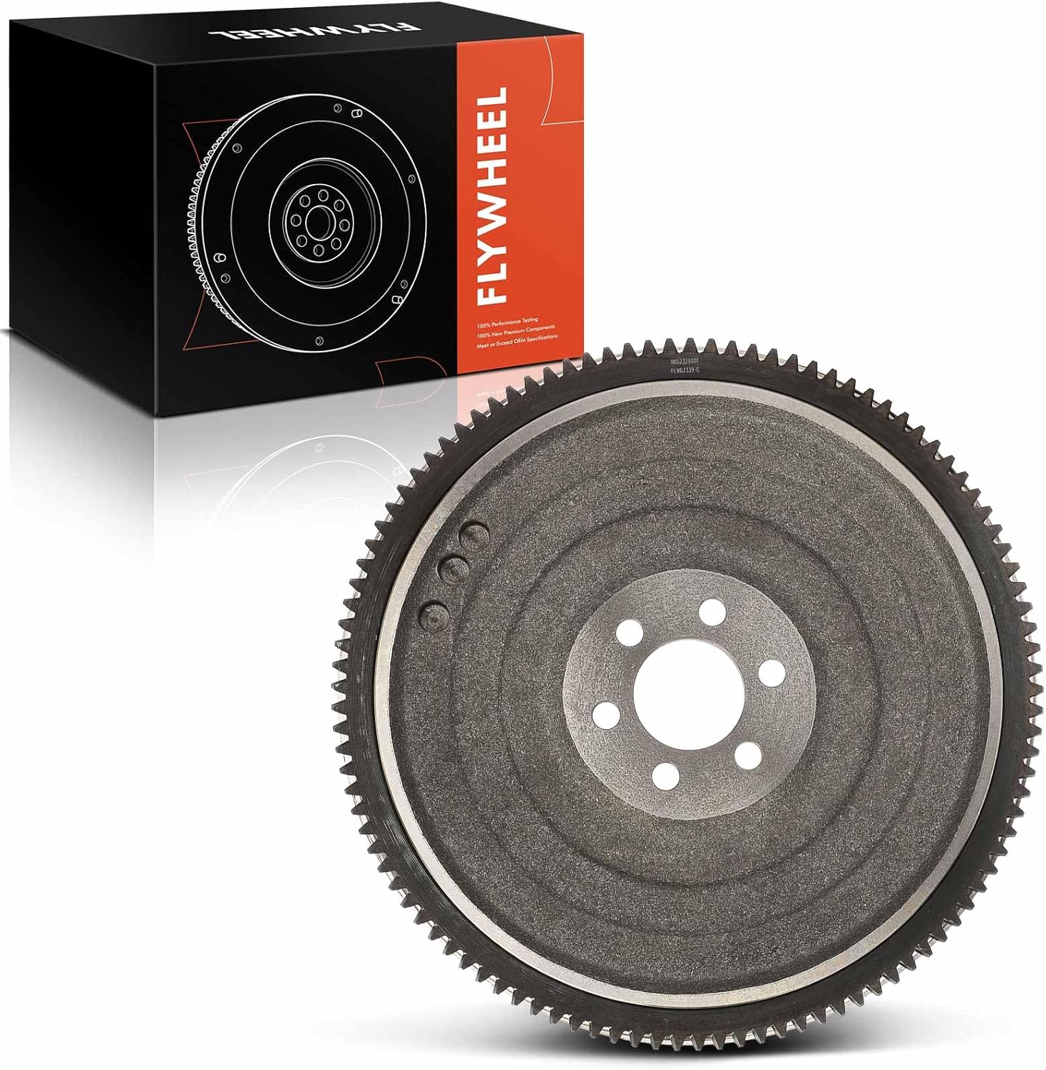 A-Premium Clutch Flywheel Compatible with Nissan Sentra 2000-2001 2003-2006, 1.8L, 6 Bolt Holes, 105 Teeth, Manual Transmission, Replace# 12310F460A