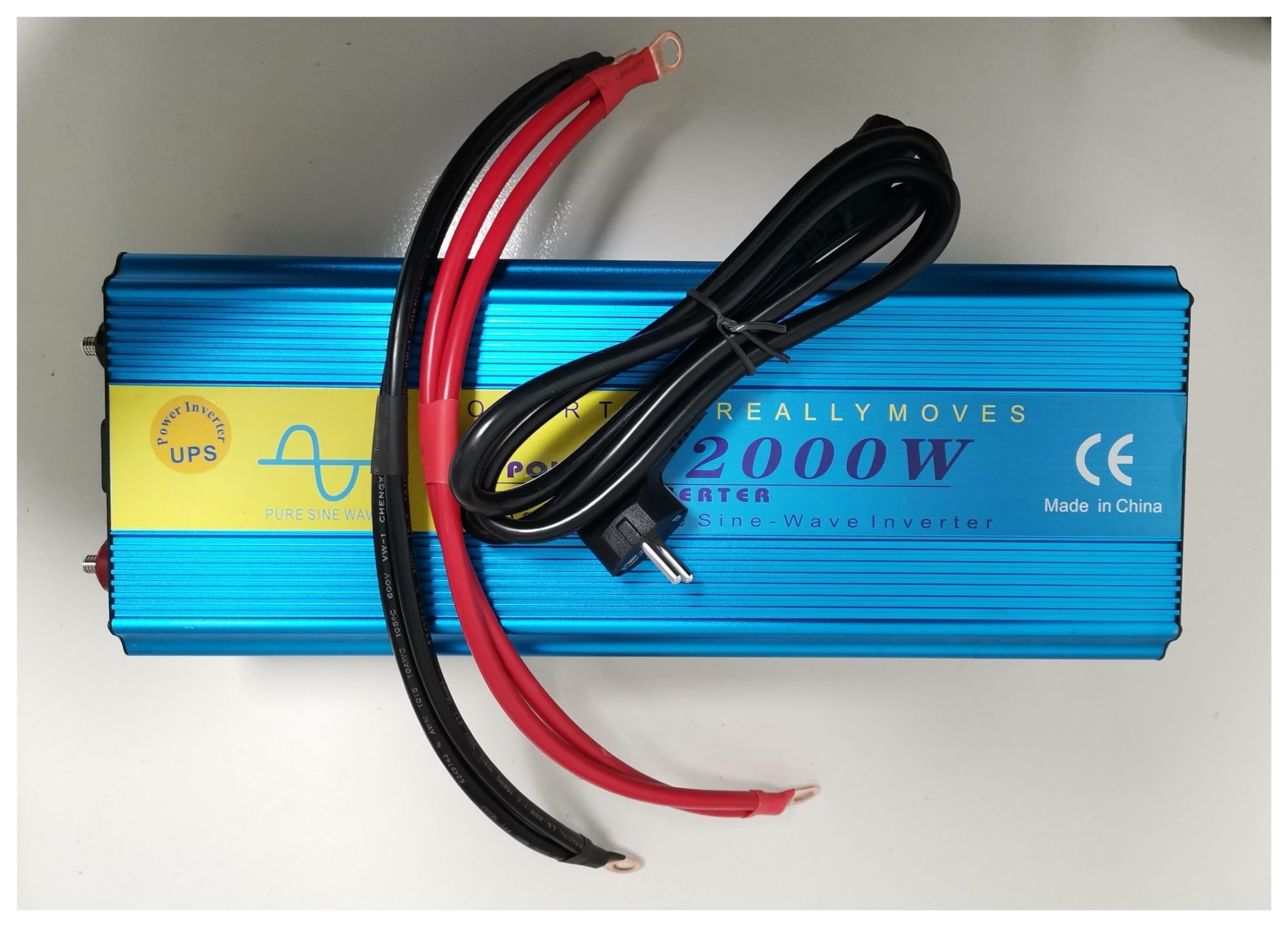 Potencia 4000W 2000W DC 12V a AC 110V 60HZ Inversor UPS de Onda sinusoidal Pura con función de batería de Carga rápida y silenciosa(50HZ,24V-220V)