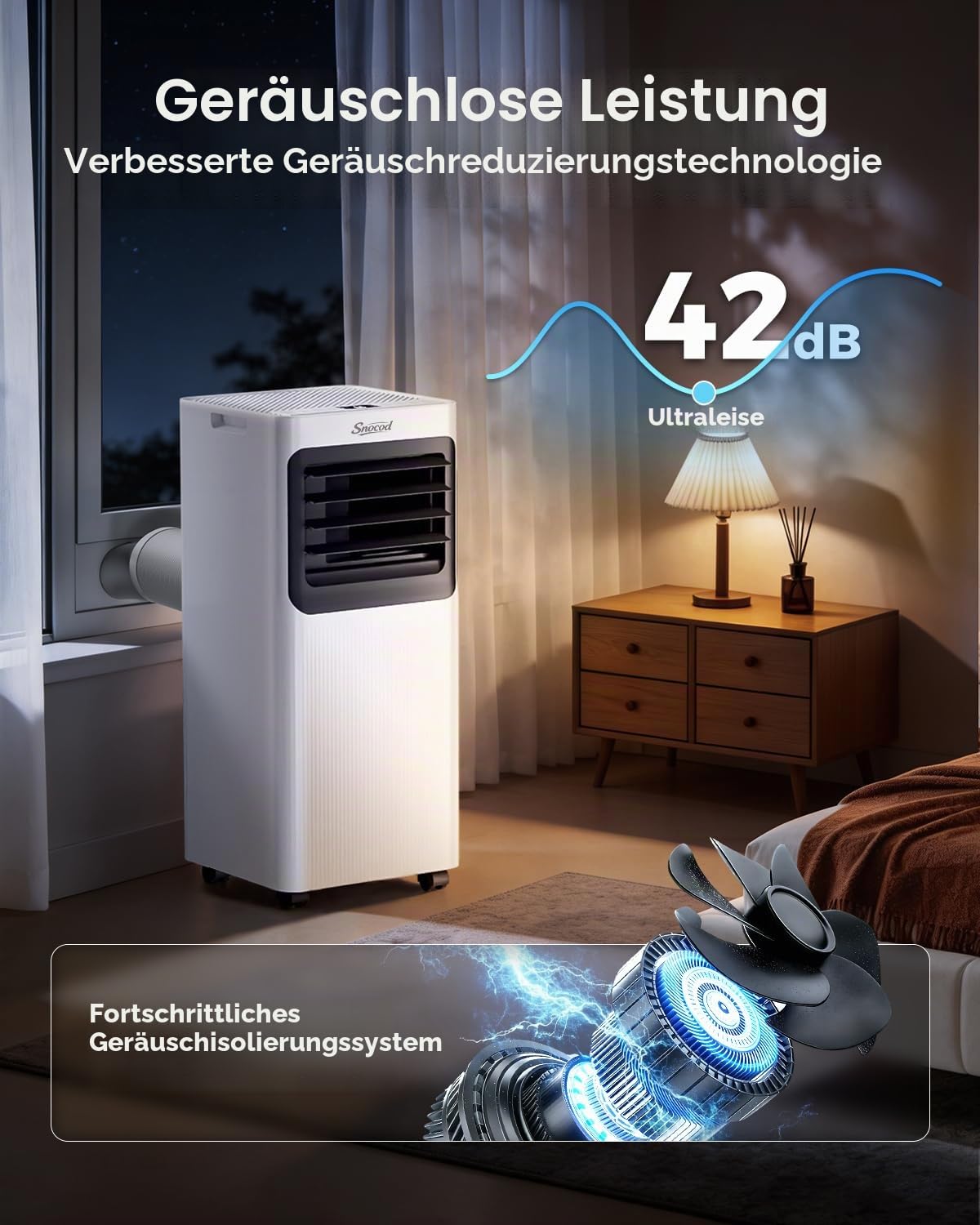 Tragbare Klimaanlage 16000 BTU für große Räume bis zu 750 Quadratmeter Ft., 5-in-1 Smart AC mit WLAN-App, Fernbedienung, schnelle Kühlung, Luftentfeuchter