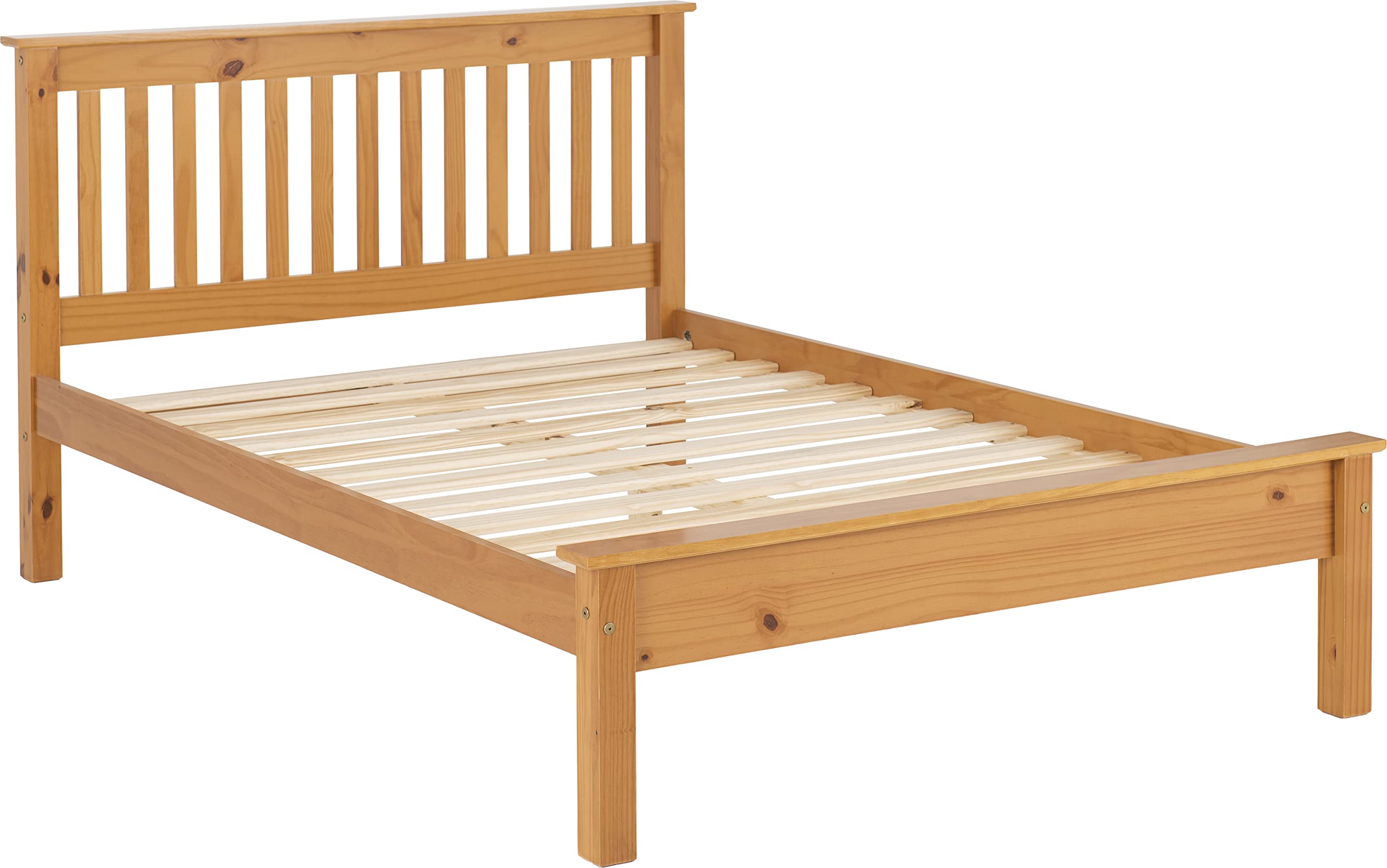 Seconique - Double Bed - Antique Pine - 4ft