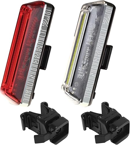 Serfas Thunderbolt 2.0 - Combo de luz trasera para bicicleta, 7 modos, 50 y 120 lúmenes