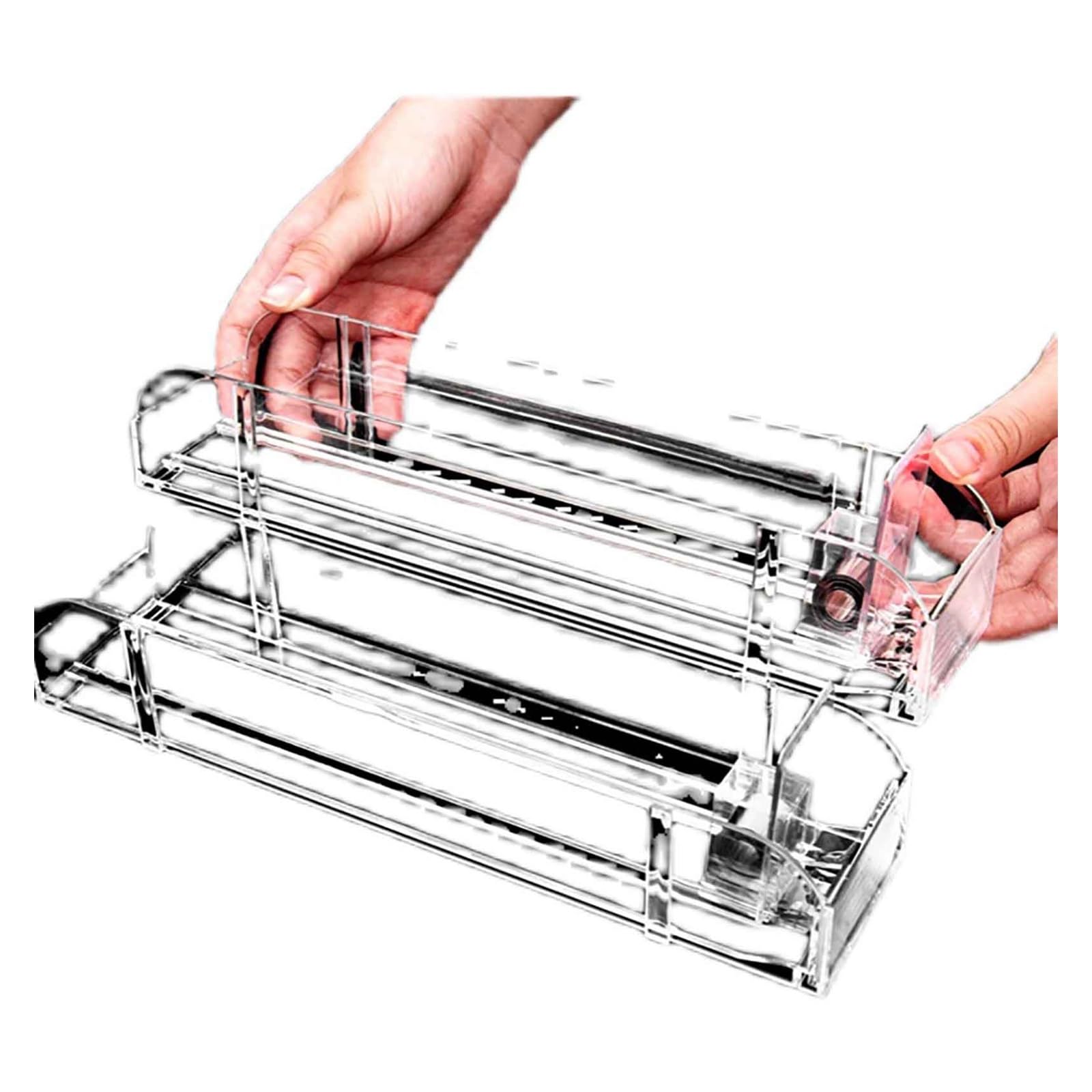 Expositor de cigarrillos acrílico transparente automático para tienda y estancos