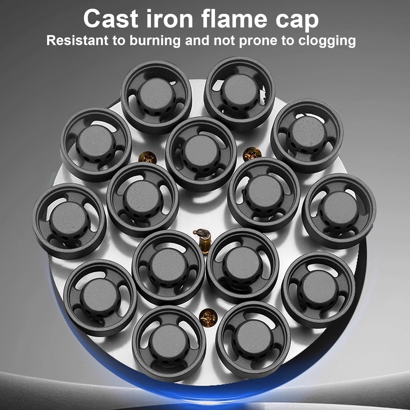 Fornello a Gas a Bassa Pressione, Fornello a Propano per Cucina Wok Commerciale in Acciaio Inox, Cucina da Campeggio a Gas, Escluso Regolatore e Tubo Flessibile Intrecciato