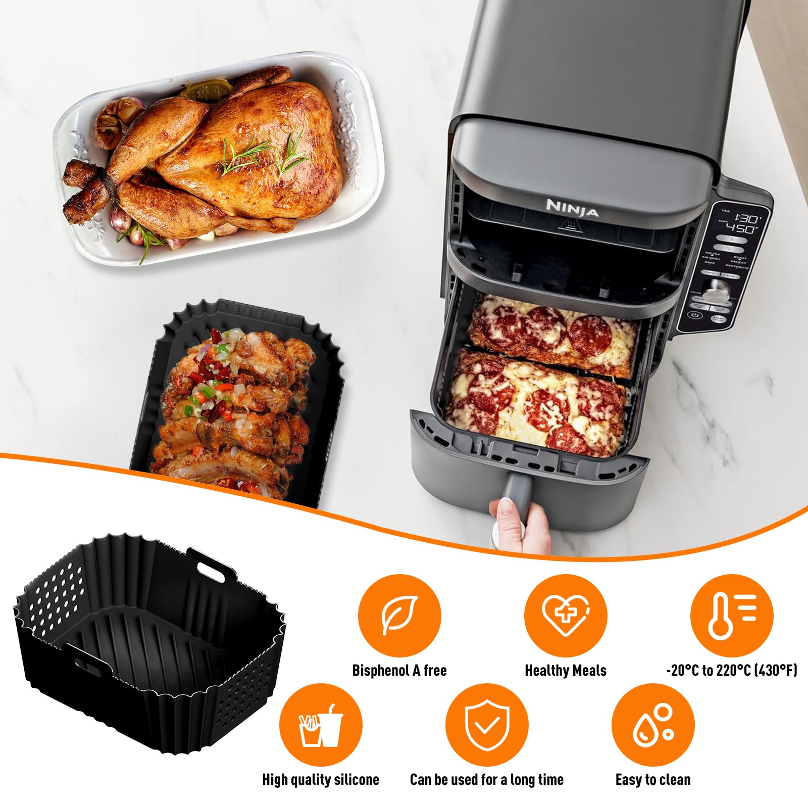 Ninja Accessoires De Friteuse À Air Chaud, Accessoires Pour Air Fryer