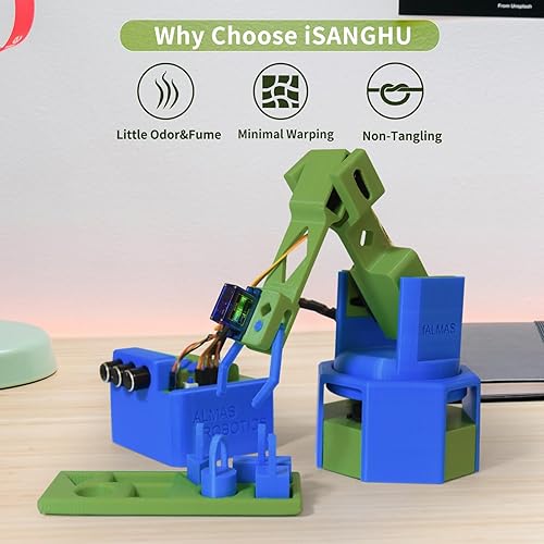 Miniatura 3 de iSANGHU Filamento ASA 1.75mm, Filamento ASA para Impresora 3D Resistente a UVCalorIntemperie, Perfecto para Imprimir Piezas Funcionales al Aire