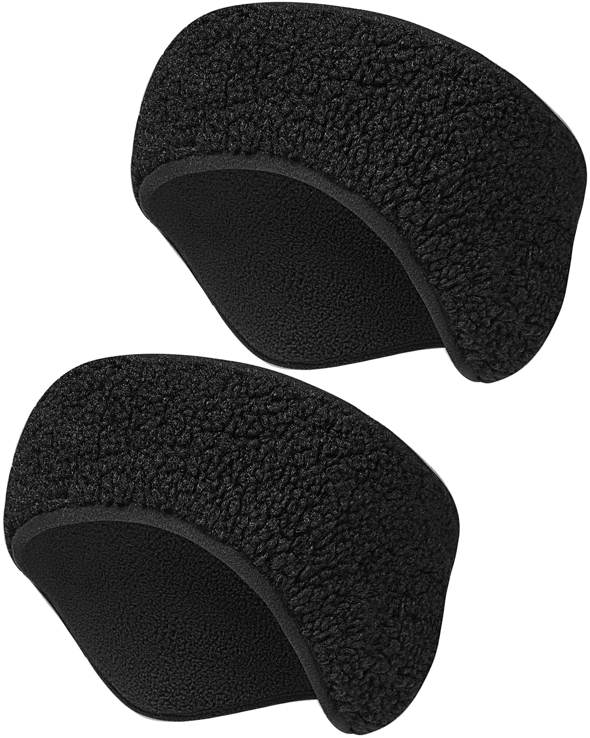 Ear Warmer Headbands- Winter Sport Ear Muffs for Men & Women- Warm & Stretch Fleece Earmuffs for Running,Skiing,Cycling,Sports & Daily Wear-Full Ear Cover