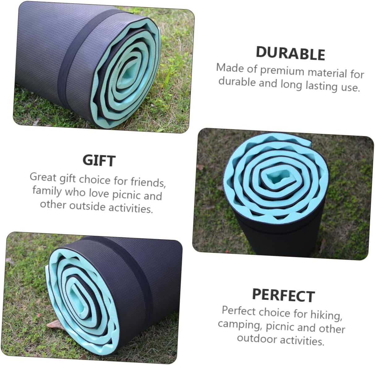 EVA Hiking Sleeping Mat Foldable Ergonomic Outdoor Cushion Pad