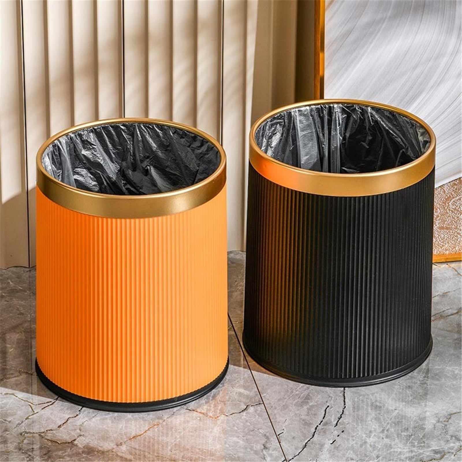 Cestino Pattumiera della Cucina Dell'ufficio(Orange)