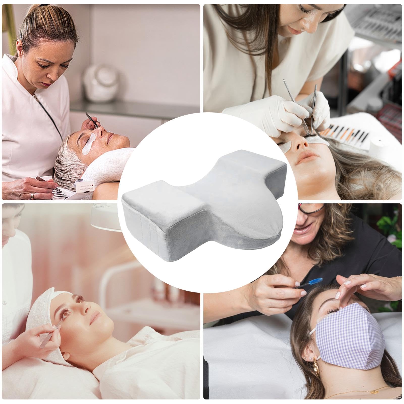 Lash Bed Pillow, Lash Neck Pillow, Zakrzywiona poduszka na