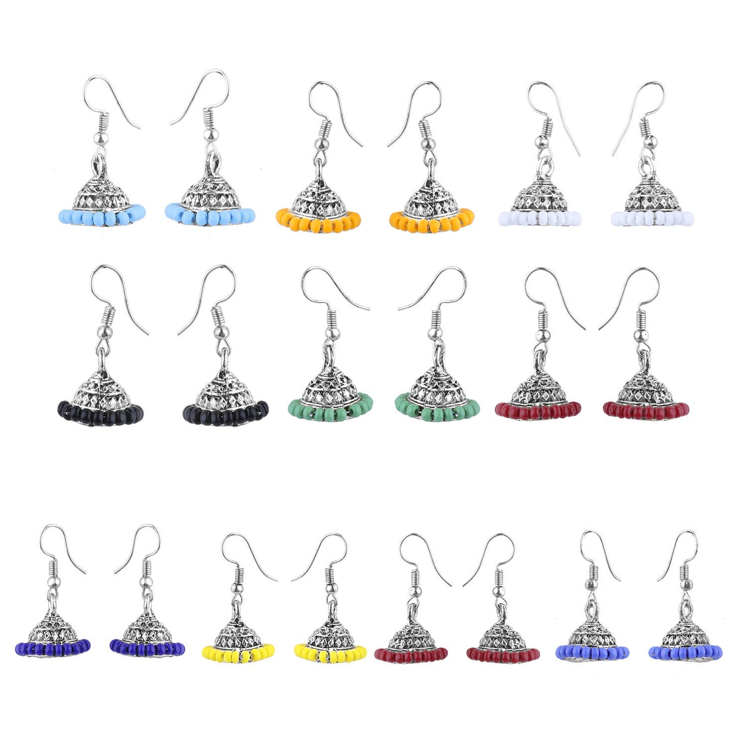 SILVER SHINE Silver Plated Traditional Jumkhi combo set For Girls Women (B084NX7X1K) Amazon Price History, Amazon Price Tracker