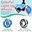 BELEEV A1 Scooter for Kids Ages 2-6, 3 Wheel Folding Scooter for Toddlers Girls Boys, PU Light-Up Wheels, 4 Adjustable Height, Lean to Steer, Non-Slip Deck, Kick Scooter for Children (Blue)
