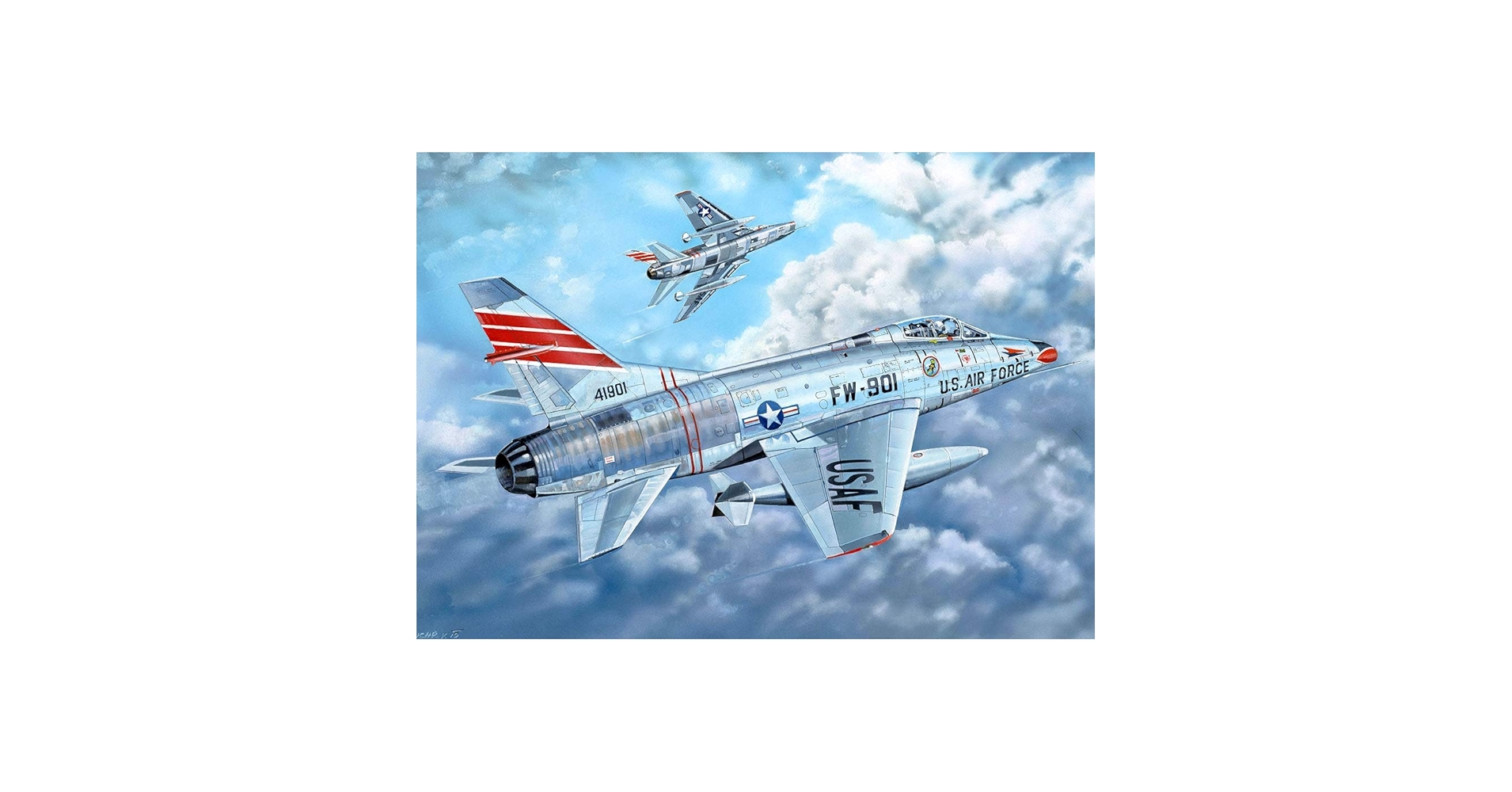Amazon | トランペッター 1/32 アメリカ空軍 F-100C スーパー