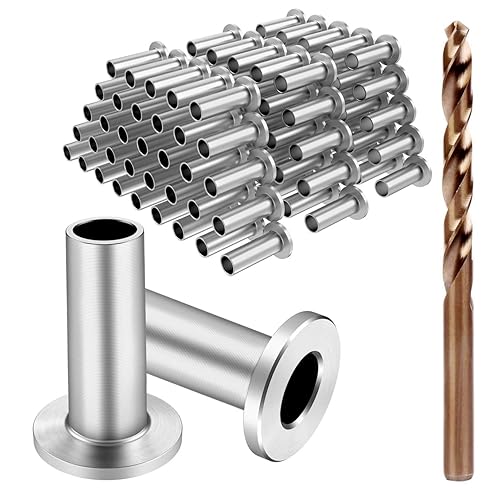 Vista 15 de BLIKA Paquete de 100 fundas protectoras de acero inoxidable para barandillas de cable de cubierta de 1/8 pulgadas, 5/32 pulgadas o 3/16 pulgadas