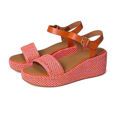 FitFlop Platfforms Woven Wedge Ankle Strap Sandals Women