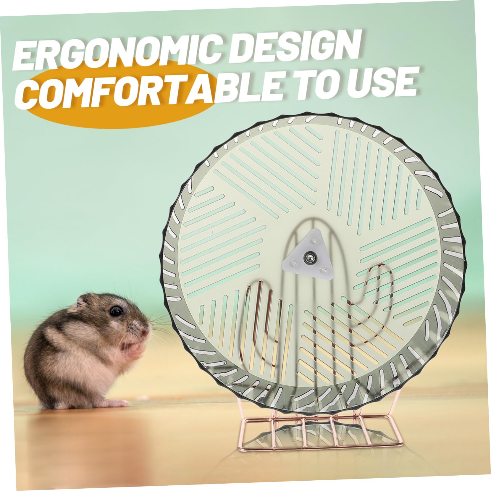 BESPORTBLE Roue Exercice Silencieuse pour Hamster Roue Compacte pour Rat Accessoire De Cage pour Chinchilla