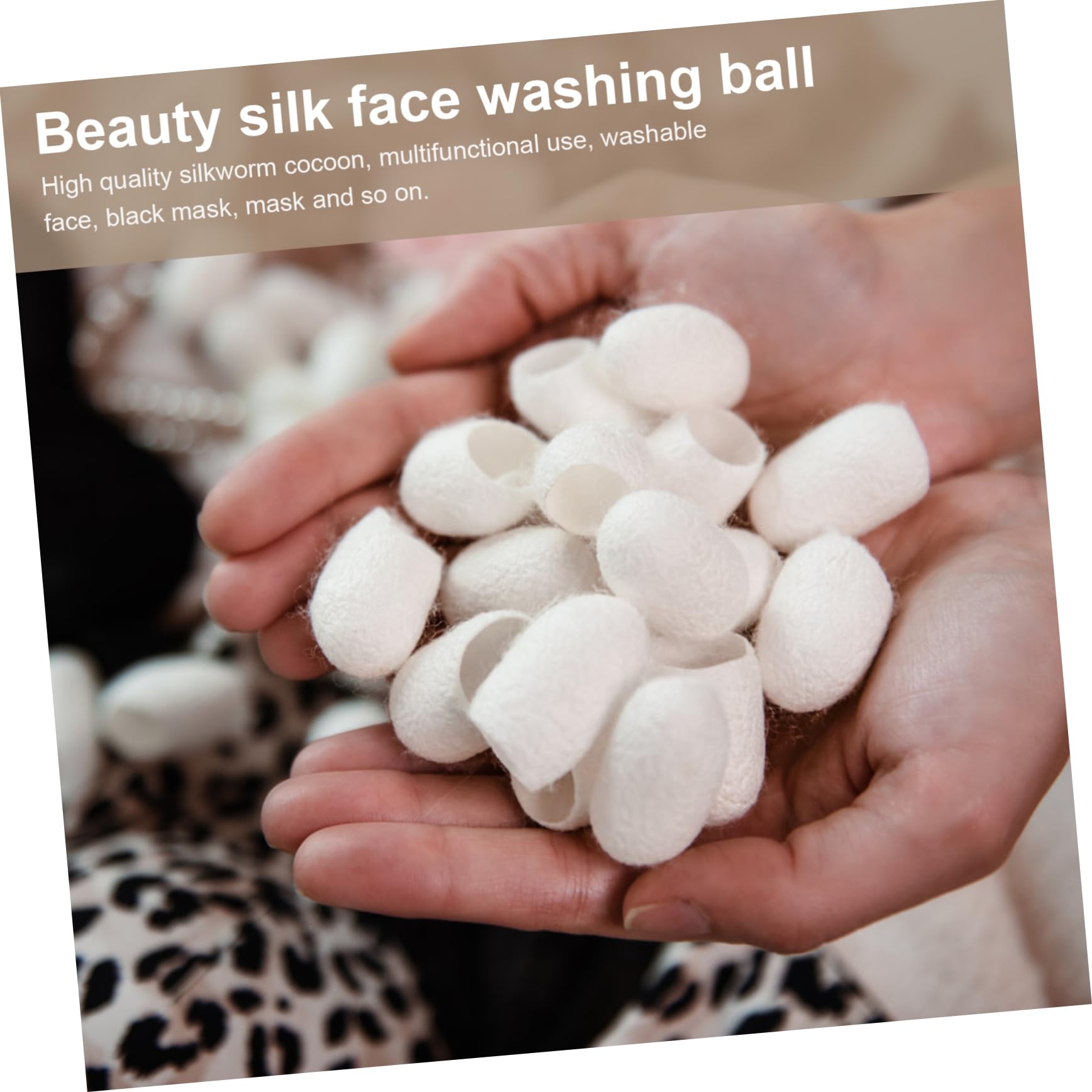 Beavorty 300stücke Natürliche Seidenbälle Zur Gesichtsreinigung Organisches Peeling Für Hautpflege Entfernen Von Mitessern Sanftes Scrub Für Strahlende Haut