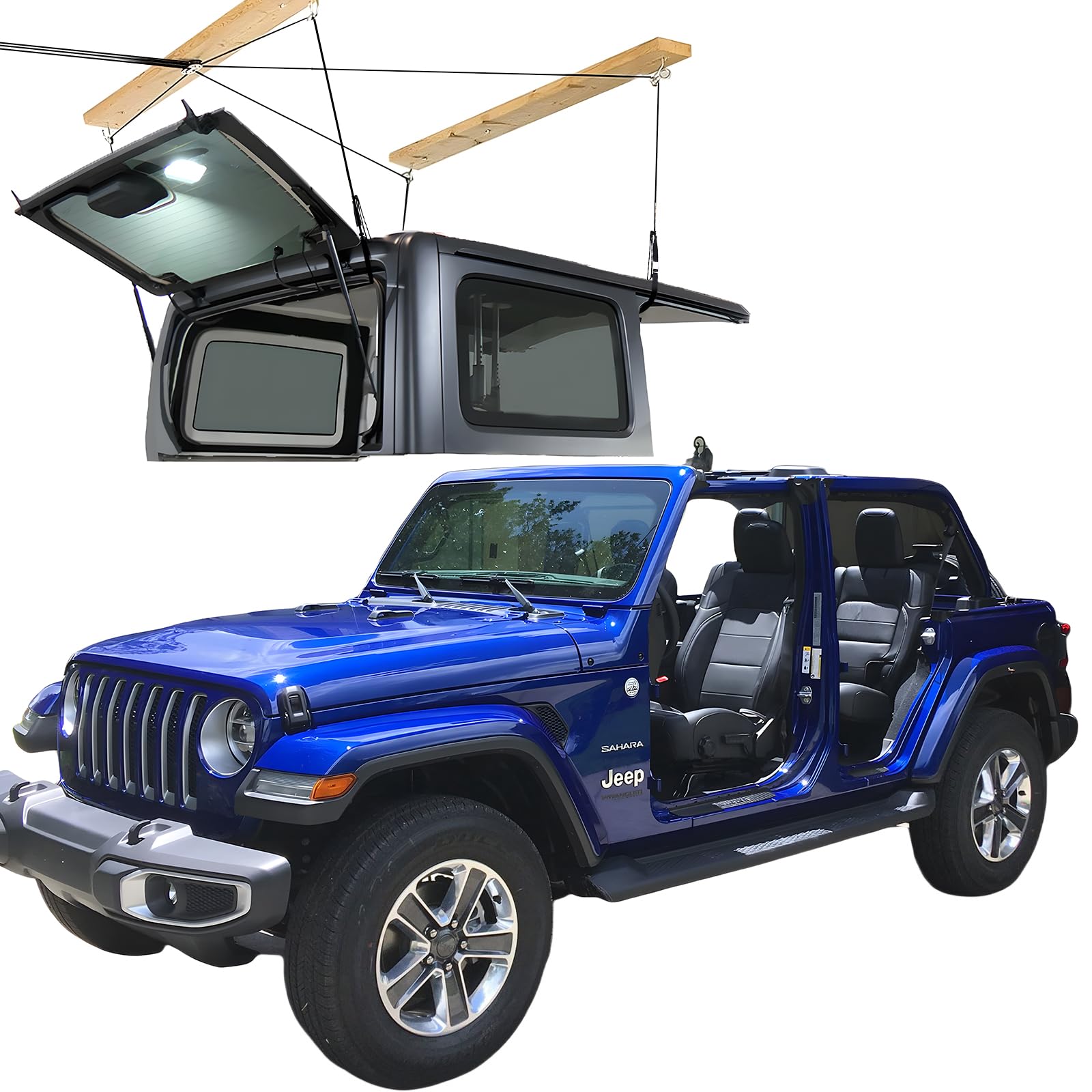 TopLift Pros ジープ ラングラー jeep ハードトップ 取り外し ホイスト オープン ジャッキ リフト 持ち上げ フリーダムトップ トップリフト Amazon.co.jp: TopLift Pros ジープラングラー ハードトップ 取り外し